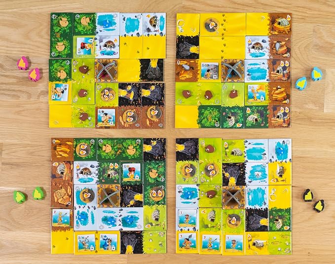 Tabletop Strategy Game, Part of Kingdomino Series, for Kids Teens Adults Family Game Nights, 2 to 4 Players, Ages 8+, Kingdomino Origins by Blue Orange Games