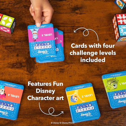 Disney Puzzle Blitz - Block Puzzle Game, Board Games for Family Night, Multi-Player Board Game, Family Board Game, Travel Games, Disney Toys, Ages 8+
