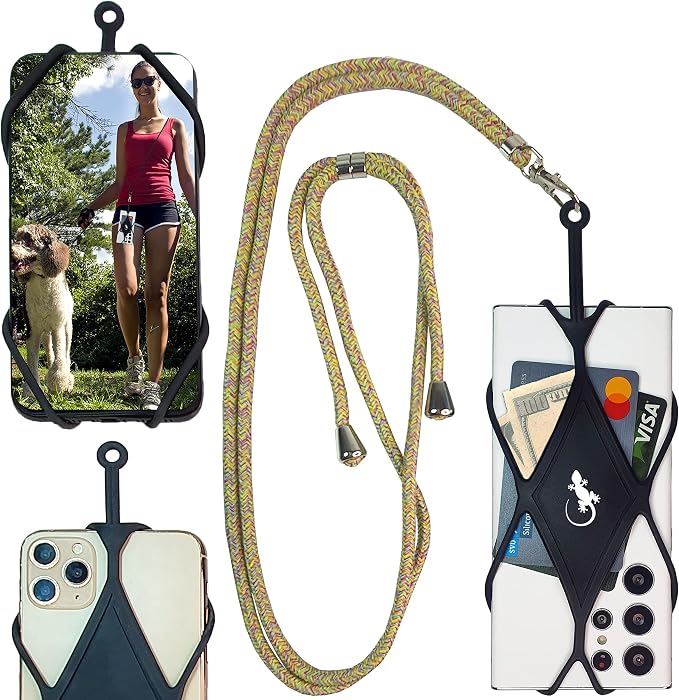 Gecko Travel Tech Cell Phone Lanyard Phone lanyards for Around The Neck Neck Lanyard Phone Crossbody