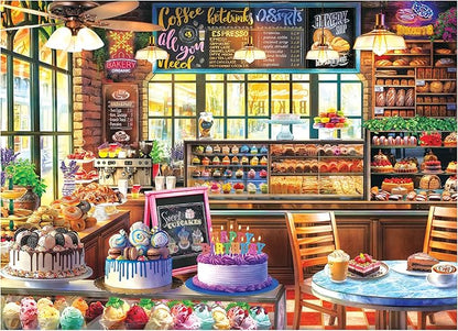 RoseArt - Kodak Premium - The Bakery - 1000 Piece Jigsaw Puzzle, Food-Themed, Ages 10 and Up