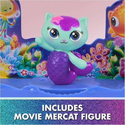 Gabby's Dollhouse: The Movie, MerCat's Spa-wesome Bathroom, Toy Figure, Dollhouse Accessories & Surprise Toy, Kids Toys for Girls & Boys Ages 3 and Up