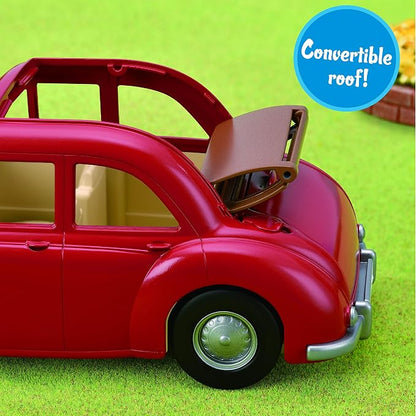 Calico Critters - Family Cruising Car - Family Vehicles – Kids Pretend Play Toy, Miniature Vehicle & Accessories Set, Ages 3+