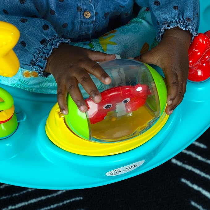 Baby Einstein Ocean Explorers Curiosity Cove 2-in-1 Educational Activity Jumper and Floor Toy, Max weight 25 lbs., Ages 6 Months+, Unisex