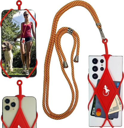 Gecko Travel Tech Cell Phone Lanyard Phone lanyards for Around The Neck Neck Lanyard Phone Crossbody