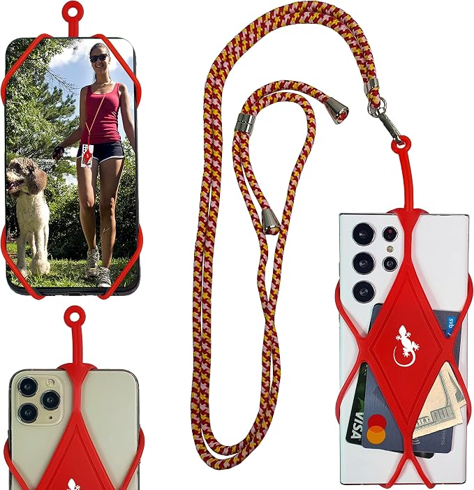Gecko Travel Tech Cell Phone Lanyard Phone lanyards for Around The Neck Neck Lanyard Phone Crossbody