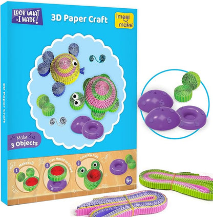 Imagimake 5-in-1 Awesome Craft Kit | Includes 15+ Projects | Crafts for Kids Ages 4-8 | 5 to 7 Year Old Girl Birthday Gifts | Arts and Crafts for Kids Ages 6-8 | 6 Year Old Girl Birthday Gift