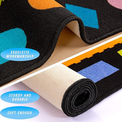Booooom Jackson Classroom Rug, Large ClassroomSeating Rug 7'5"x13'Classroom Carpet with Non-Slip Backing, Elementary Classroom Area Rug Preschool Rug