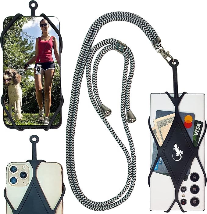 Gecko Travel Tech Cell Phone Lanyard Phone lanyards for Around The Neck Neck Lanyard Phone Crossbody