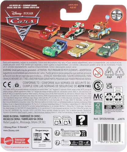 Mattel Disney Cars 2026 1:55 Scale Diecast Swedish Race Car Flash Nilsson