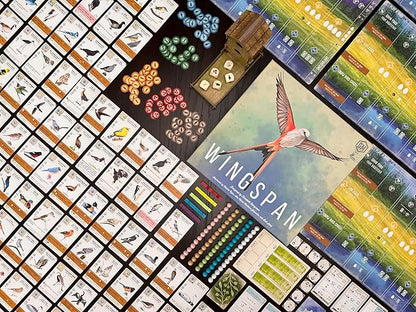 Stonemaier Games: Wingspan (Base Game) by Elizabeth Hargrave | A Relaxing, Award-Winning Strategy Board Game About Collecting Birds for Adults and Family | 1-5 Players, 70 Mins