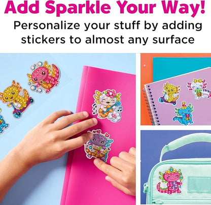 Creativity for Kids Big Gem Diamond Painting Axolotl| Mindful Summer Fun | Great Back to School Activities | Girl Toys and Crafts for Ages 6-8+