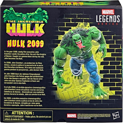 Marvel Legends Series Hulk 2099, Hulk 2099 Comics Collectible 6-Inch Scale Action Figure Set
