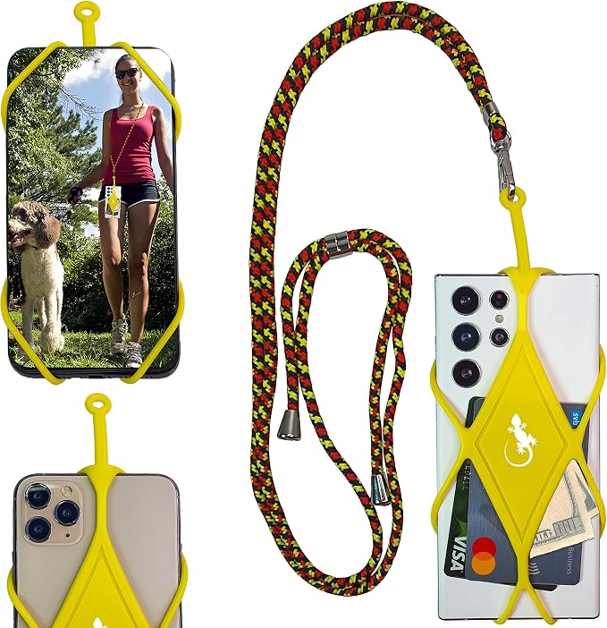 Gecko Travel Tech Cell Phone Lanyard Phone lanyards for Around The Neck Neck Lanyard Phone Crossbody