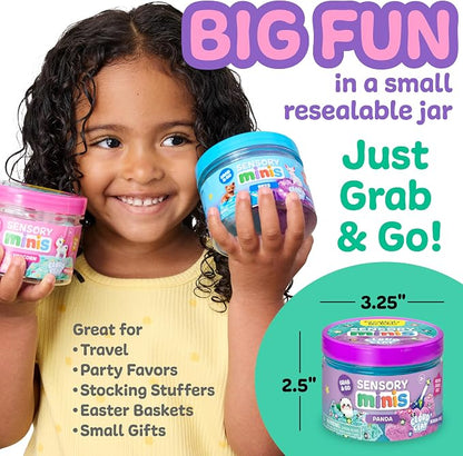 Creativity for Kids Sensory Minis Panda Kit | Cloud Clay Sensory Toy for Toddlers | Squish, Scoop & Discover Panda Surprise Pieces | Mess-Free, Screen-Free Travel Activity for Kids (Ages 3+)