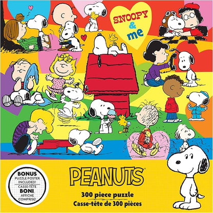Roseart - Peanuts - Snoopy and Me - 300 Piece Jigsaw Puzzle