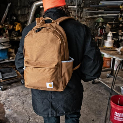 Carhartt Classic 21L Backpack Rose Tint | Classic Laptop, Water-Resistant Pack with 15 Laptop Sleeve and Organizational Compartments