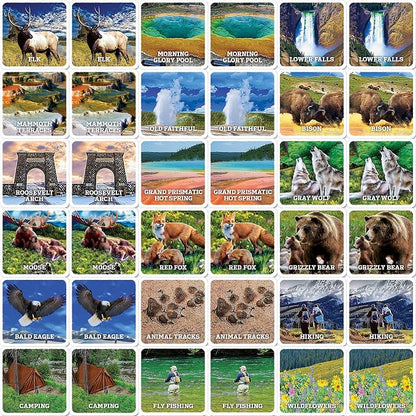 MasterPieces Kids Games - Jr Ranger Yellowstone Adventure Matching Game - Game for Kids and Family - Laugh and Learn